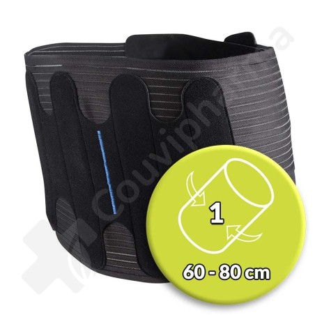 Thuasne Ceinture lombaire LombaFirst - Hauteur 21 cm - Taille 1
