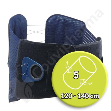 Thuasne Ceinture Lombaire LombaStab - Hauteur 21 cm - Taille 5