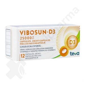 Vibosun-D3 25 000 UI - 12 capsules molles