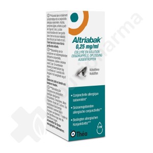 Altriabak 0,25 mg/ml - Collyre 5 ml
