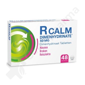 R Calm Dimenhydrinate 50 mg - 48 comprimés