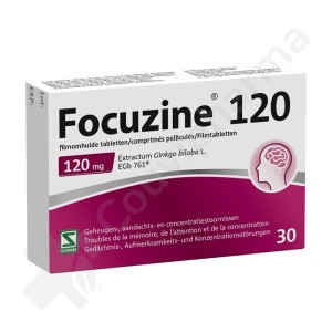 Focuzine 120 mg - 30 comprimés