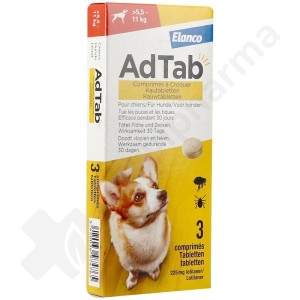AdTab Chien 5,5kg - 11kg - 3 comprimés à croquer