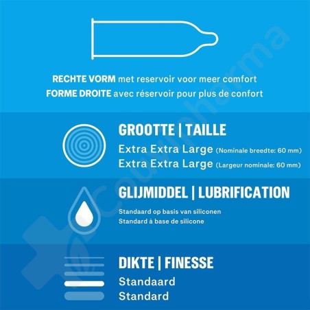 Durex Originals XXL - 12 préservatifs