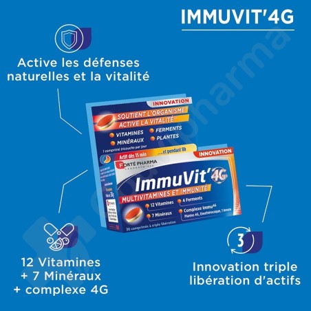 Immuvit' 4G - 60 comprimés