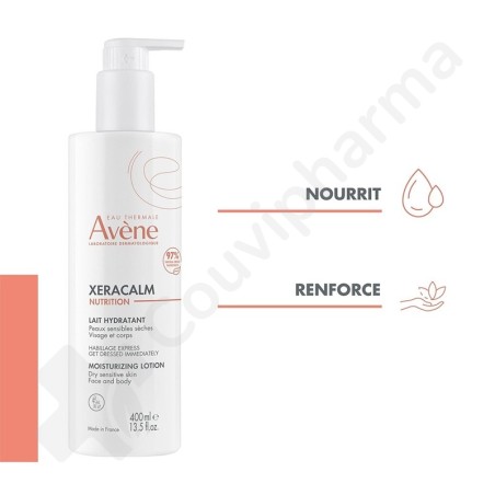 Avène Xeraclam Nutrition Lait Hydratant - 400 ml