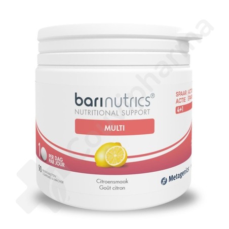 BariNutrics Multi Citroen - 90 kauwtabletten