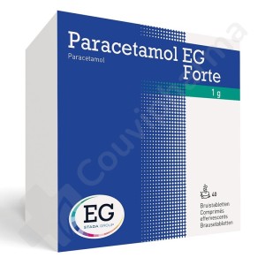 Paracetamol EG Forte 1g - 40 comprimés effervescent