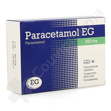 Paracetamol EG 500 mg - 30 comprimés Paracetamol EG 500 mg - 30 comprimés
