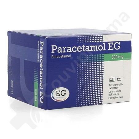Paracetamol EG 500 mg - 120 comprimés Paracetamol EG 500 mg - 120 comprimés