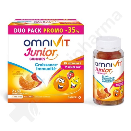 Omnivit Junior Gummies - 2 x 30 gommes