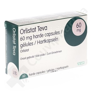 Orlistat Teva 60 mg - 60 gélules