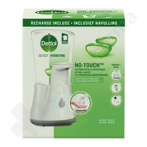 DettolHygiène No-Touch Distributeur Savon - 1 pièce + Recharge Aloe Vera 250 ml
