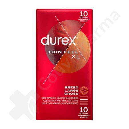 Durex Thin Feel XL - 10 préservatifs