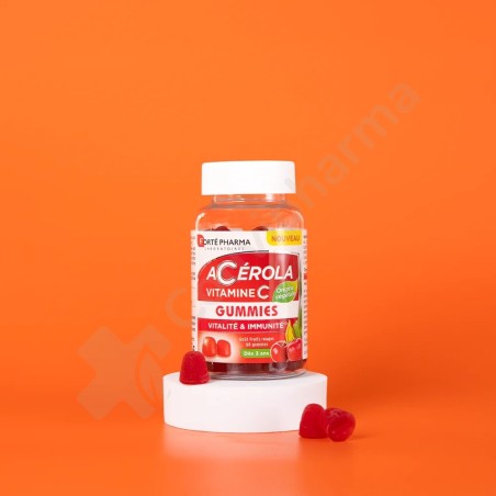 Acérola Vitamine C - 60 gommes