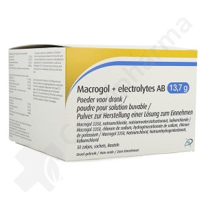 Macrogol + électrolytes AB 13,7 g - 50 sachets
