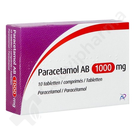 Paracétamol AB 1 g - 10 comprimés Paracétamol AB 1 g - 10 comprimés