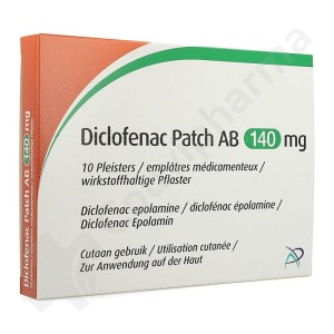 Diclofenac Patch AB 140 mg - 10 emplâtres
