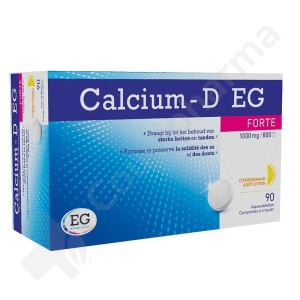 Calcium-D EG Forte - 90 comprimés à croquer