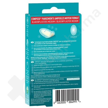 Compeed Pansements Ampoules Medium - 10 pièces