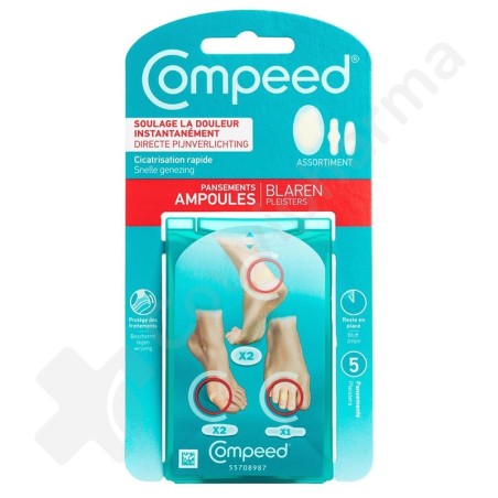 Compeed Pansements Ampoules Mixpack - 5 pièces