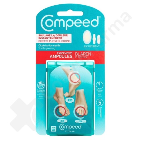 Compeed Pansements Ampoules Mixpack - 10 pièces