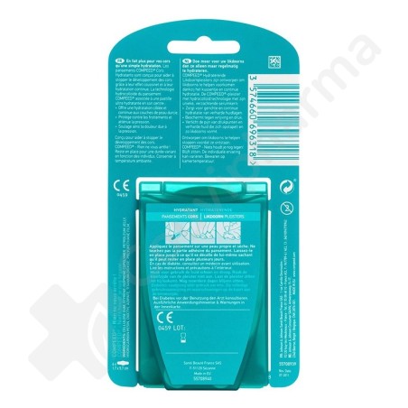 Compeed Pansements Cors Hydratation - 6 pièces