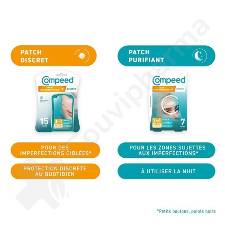 Compeed Patch Discret Anti-imperfections - 15 patchs