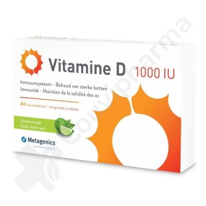Vitamine D 1000 IU - 84 comprimés à croquer