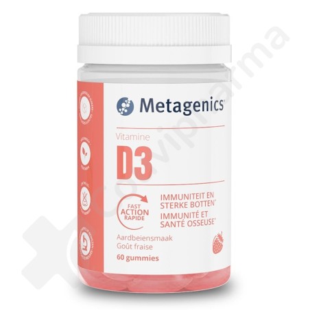 Vitamine D3 1000 IU - 60 gommes