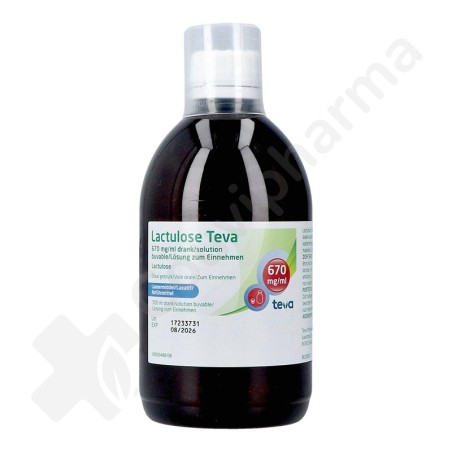 Lactulose Teva 670 mg/ml - Solution buvable 500 ml