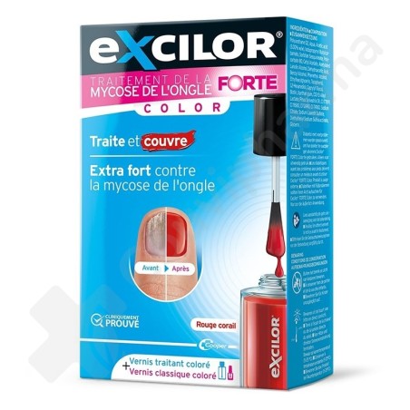 Excilor Forte Mycose Ongle - 30 ml + Vernis 8 ml