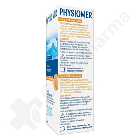 Physiomer Sinus & Allergy Pocket - Spray nasal 20 ml