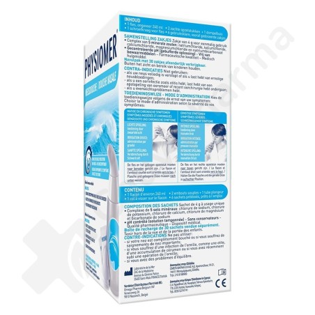Physiomer Douche Nasale - 1 dispositif + 6 sachets