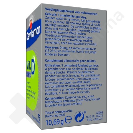 Davitamon Vitamine D Forte - 75 comprimés