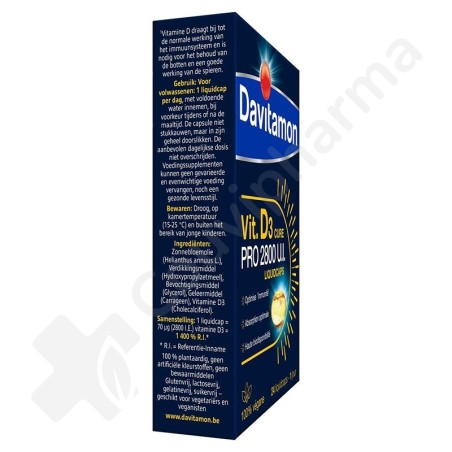 Davitamon Vitamine D3 Cure - 24 capsules