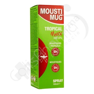 Moustimug Tropical Maxx Spray 50% DEET - 100 ml