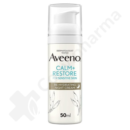 Aveeno Calm + Restore Crème de nuit Visage - 50 ml