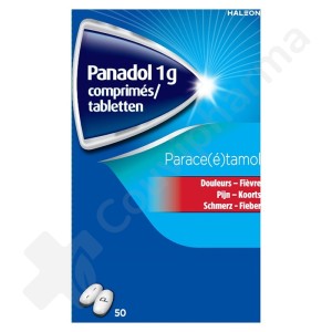 Panadol 1g - 50 tabletten