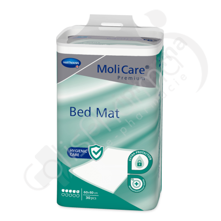 Molicare Bed Mat 5 Gouttes 60 x 60 cm - 30 alèses