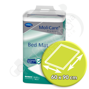 Molicare Bed Mat 5 Gouttes 60 x 90 cm - 30 alèses