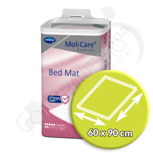 Molicare Bed Mat 7 Gouttes 60 x 90 cm - 25 alèses