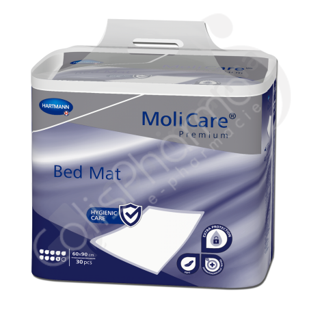 Molicare Bed Mat 9 Gouttes 60 x 90 cm - 30 alèses