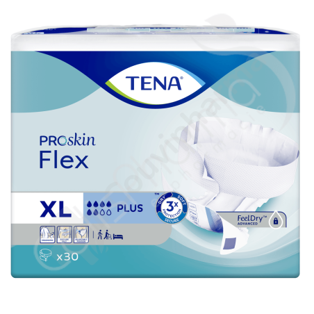 Tena Flex Plus Extra Large - 30 changes avec ceinture