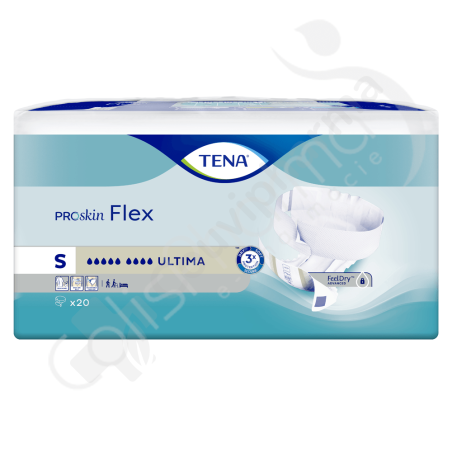 Tena Flex Ultima Small - 20 changes avec ceinture