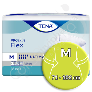 Tena Flex Ultima Medium - 20 changes avec ceinture