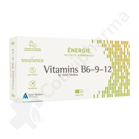 Vitamins B6-9-12 - 32 gélules