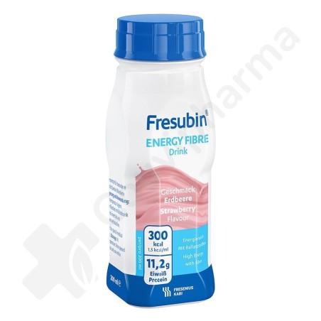 Fresubin Energy Fibre Drink Fraise - 4x200 ml