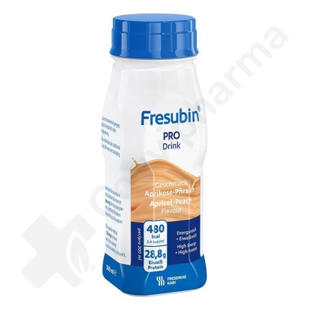 Fresubin Pro Drink Pêche-Abricot - 4x200 ml