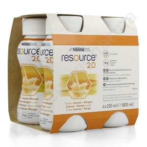 Resource 2.0 Ananas-Mangue - 4x200 ml